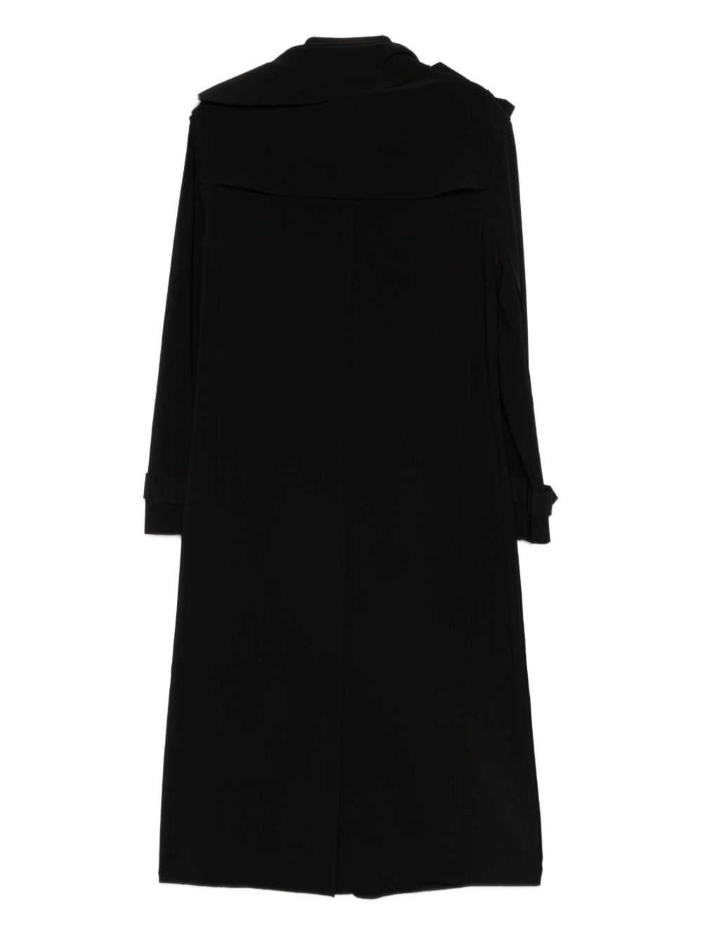 NORMA KAMALI Oversized Trench Jacket with Tie Detail Belt for Women