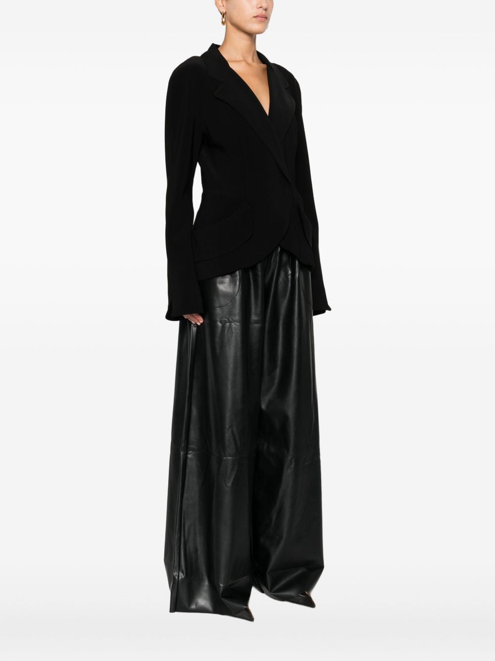 NORMA KAMALI Double-Breasted Draped Jacket for Women