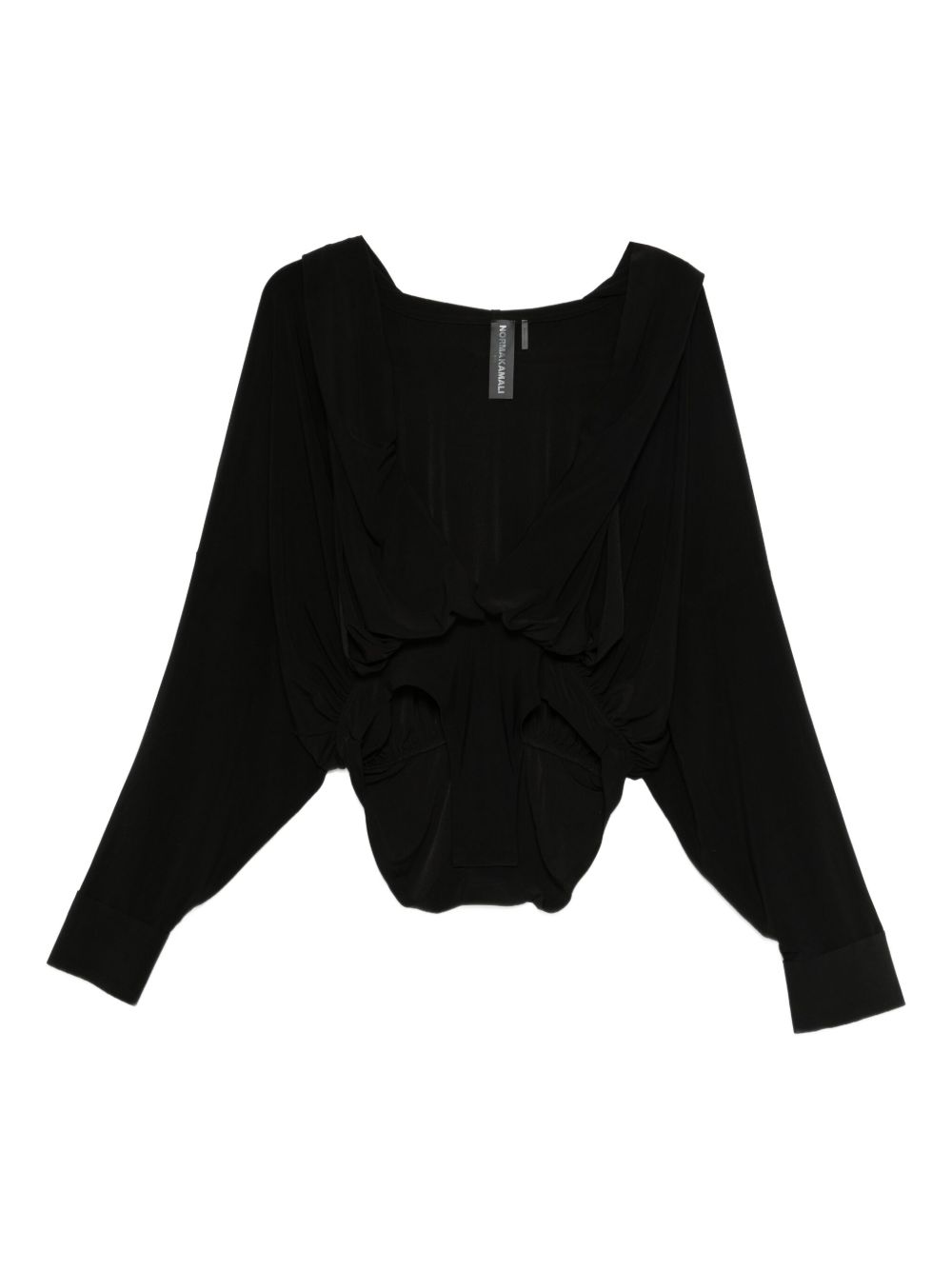 NORMA KAMALI Oversized Hooded Bodysuit
