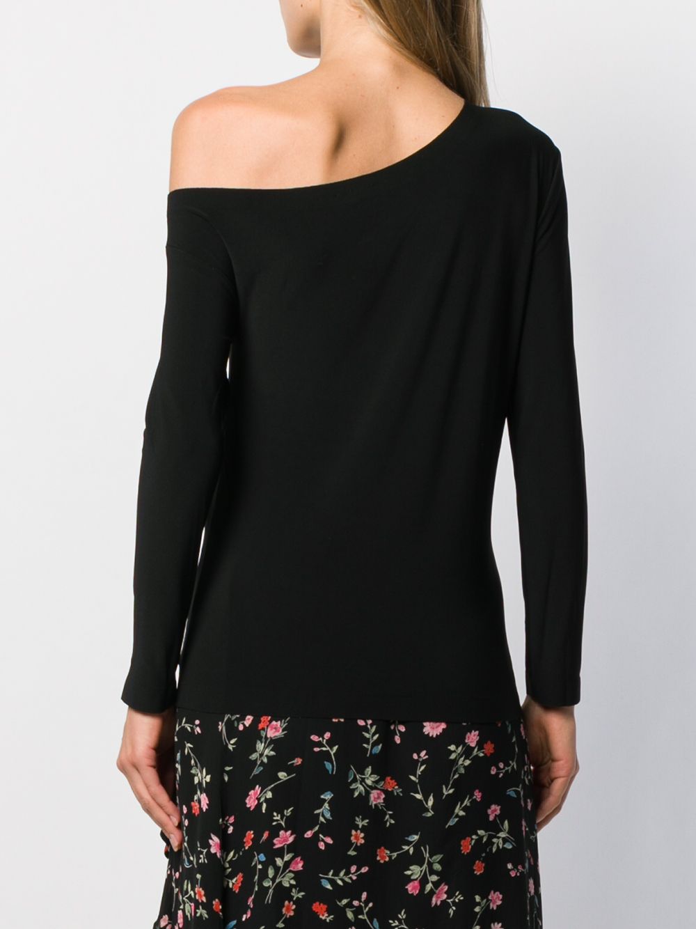NORMA KAMALI Long Sleeves Drop Shoulder Top