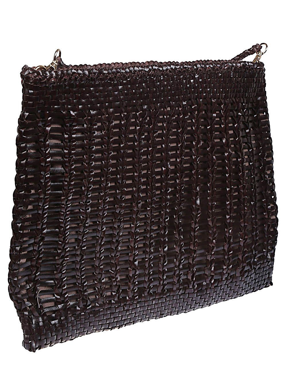 VIPERA Woven Leather Handbag
