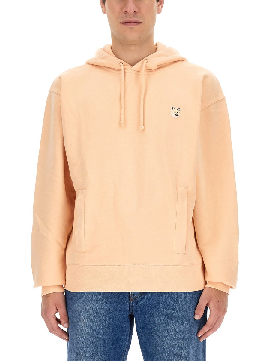 MAISON KITSUNÉ Regular Fit Sweatshirt with Fox Patch