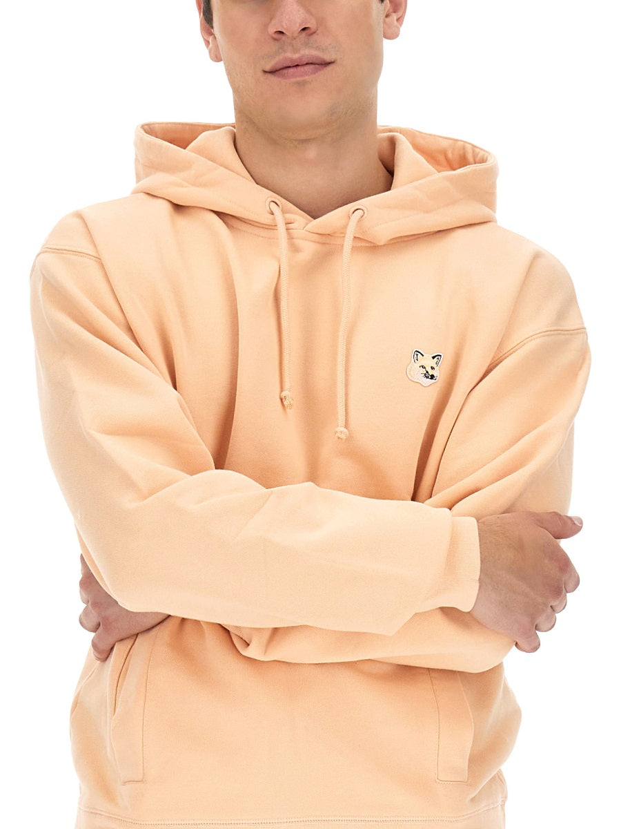 MAISON KITSUNÉ Regular Fit Sweatshirt with Fox Patch