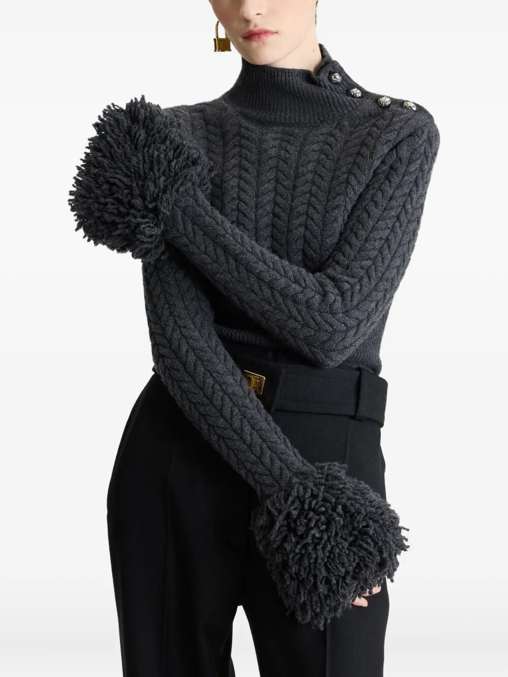 PATOU Knit Fur Jumper for Women - FW25 Collection