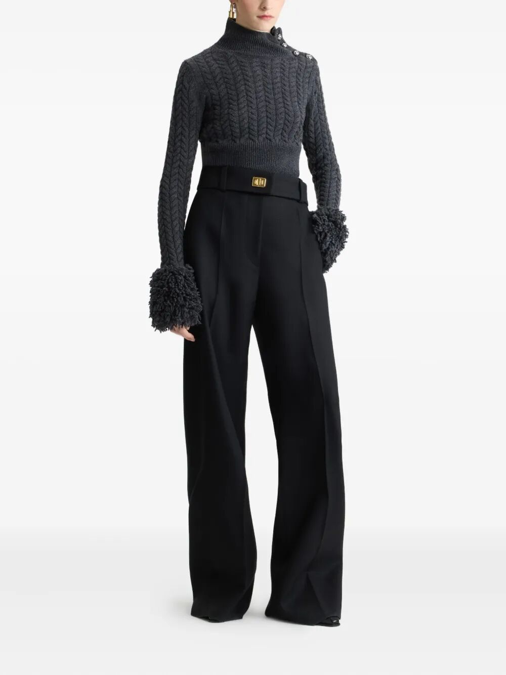 PATOU Knit Fur Jumper for Women - FW25 Collection