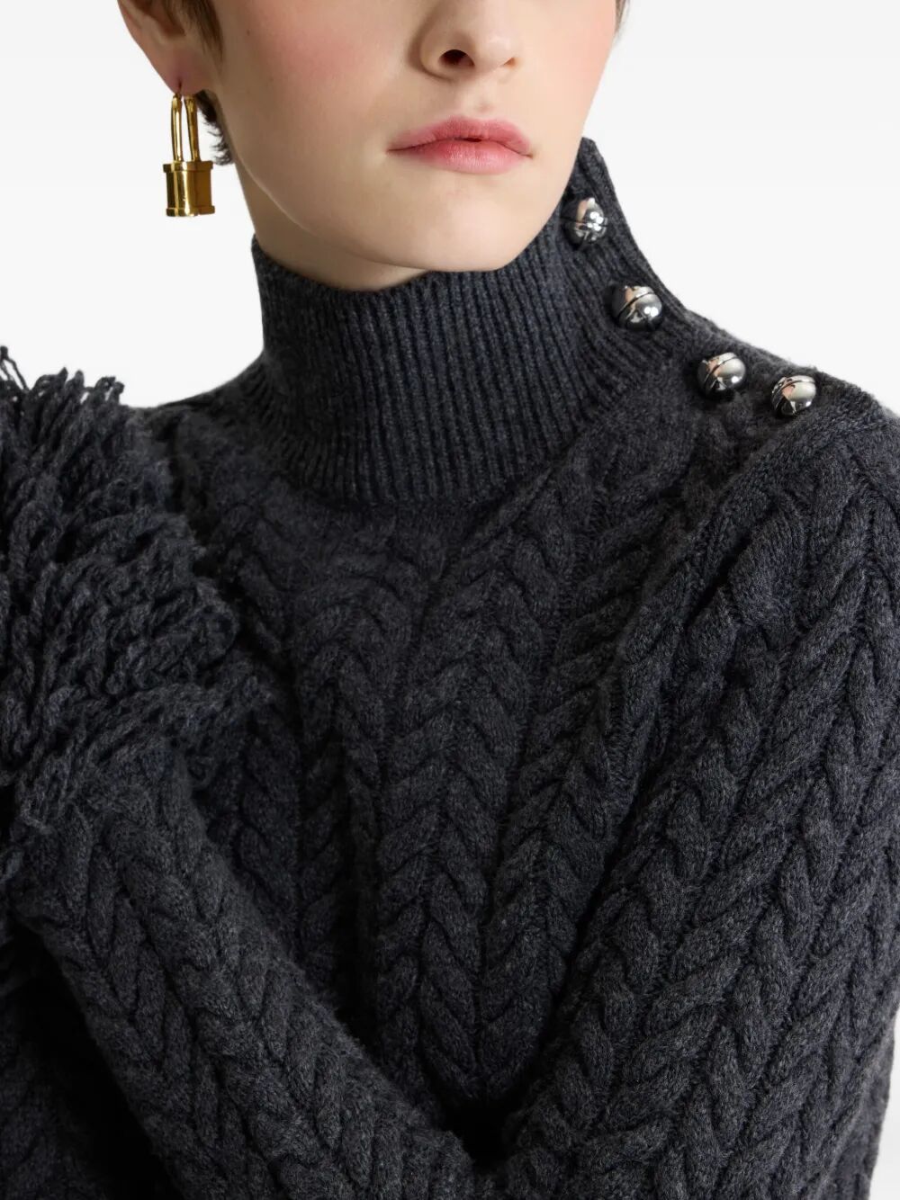 PATOU Knit Fur Jumper for Women - FW25 Collection