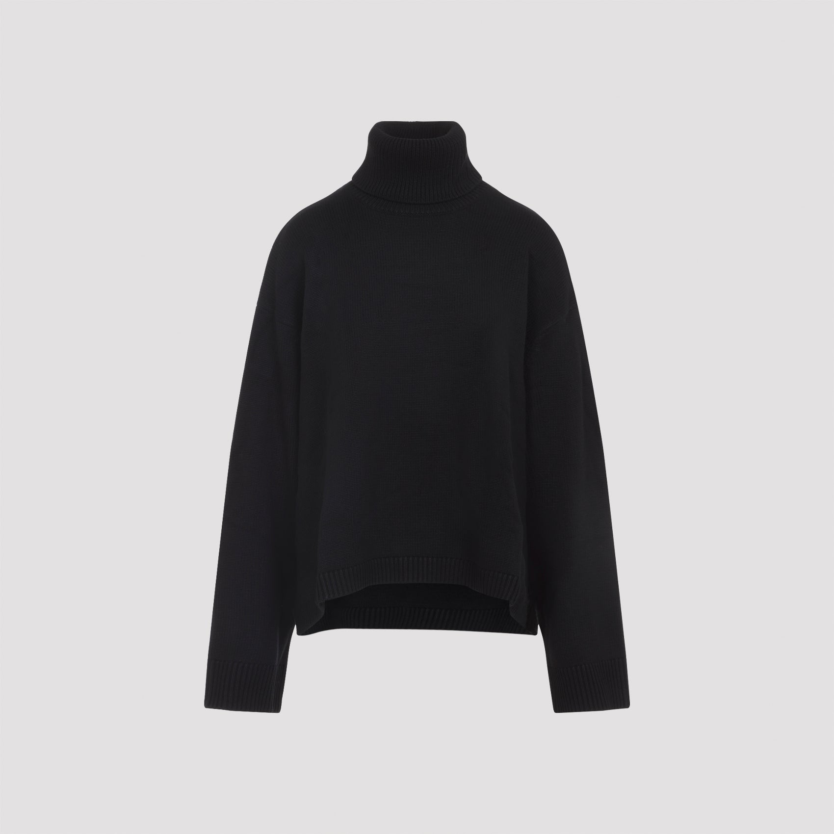 THE FRANKIE SHOP Wool Rhea Trapeze Turtleneck Pullover