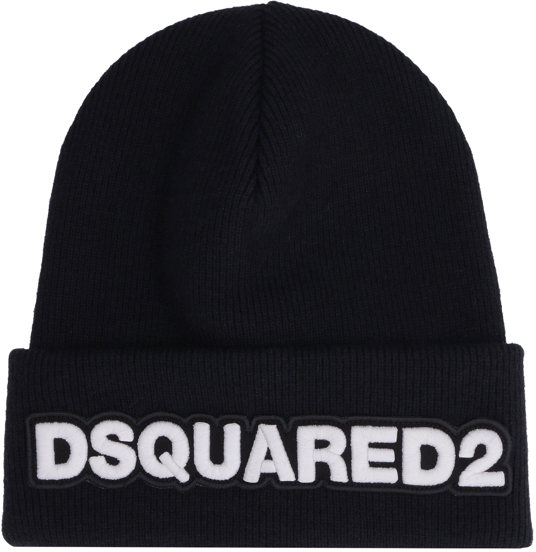 DSQUARED2 Knit Cotton Hat for Men - Fall/Winter 2025