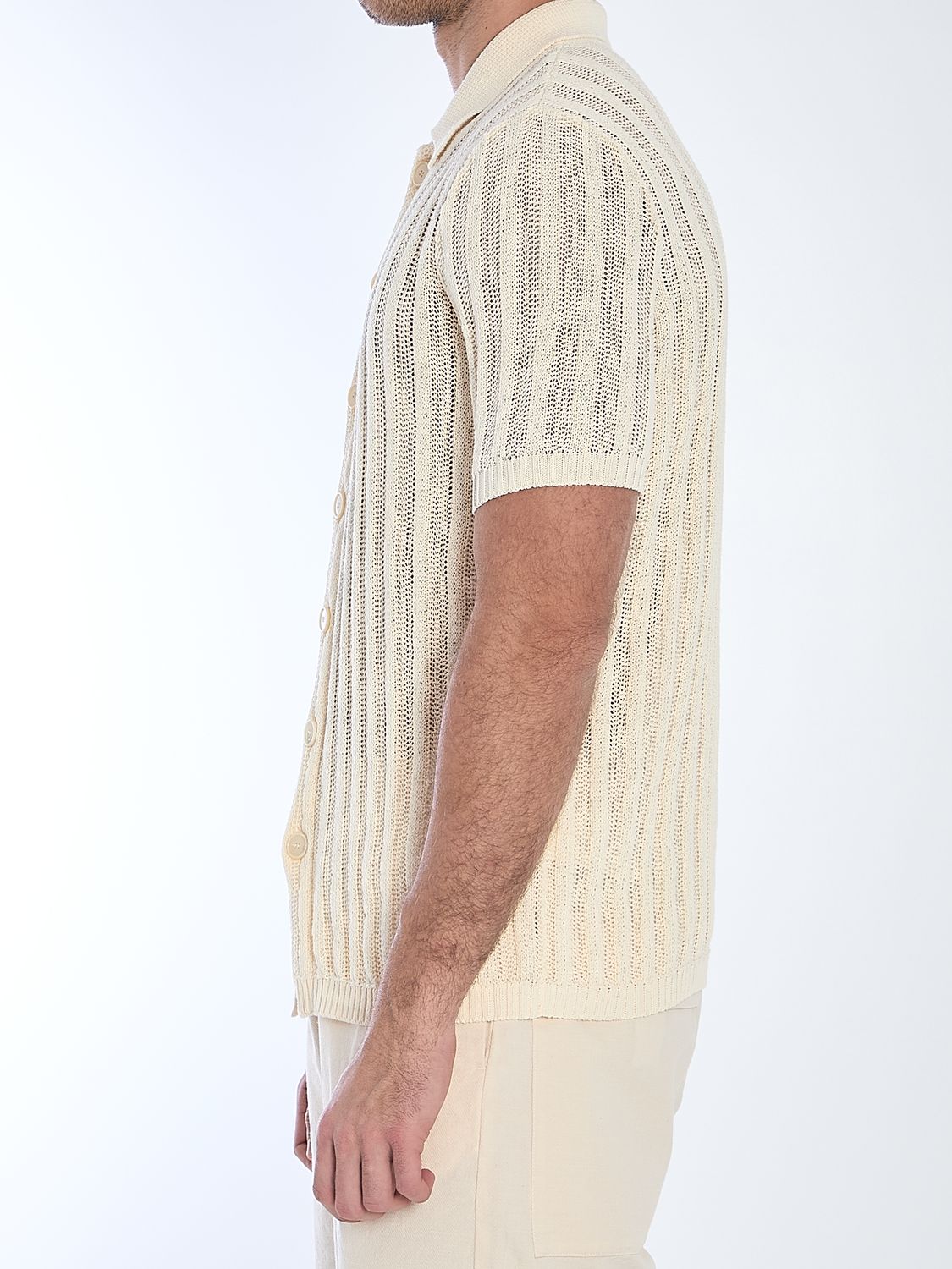 BARENA Lightweight Short-Sleeve Shirt - Size L