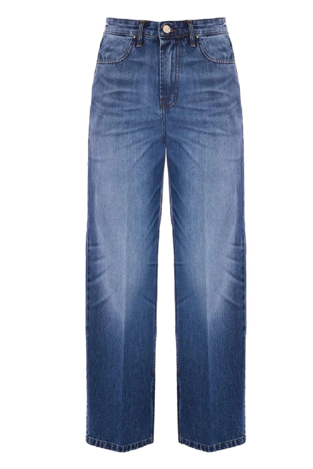 KOCCA Contemporary Wide Leg Straight Cut Jeans for Women