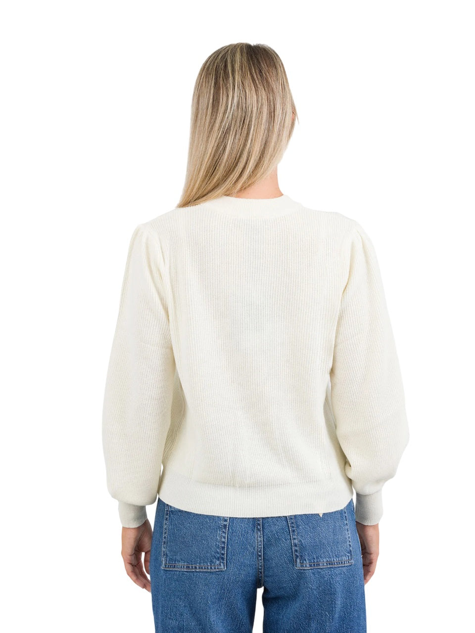 KOCCA Elegant Bishop Sleeve Pullover