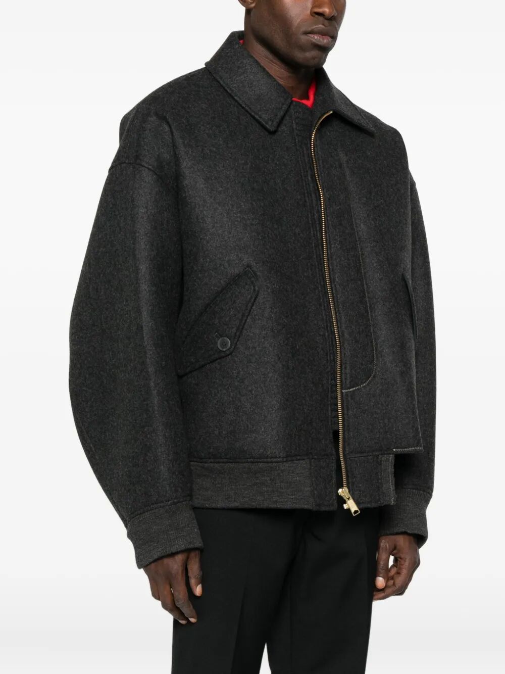 KOLOR Men's Blouson Shirt Jacket