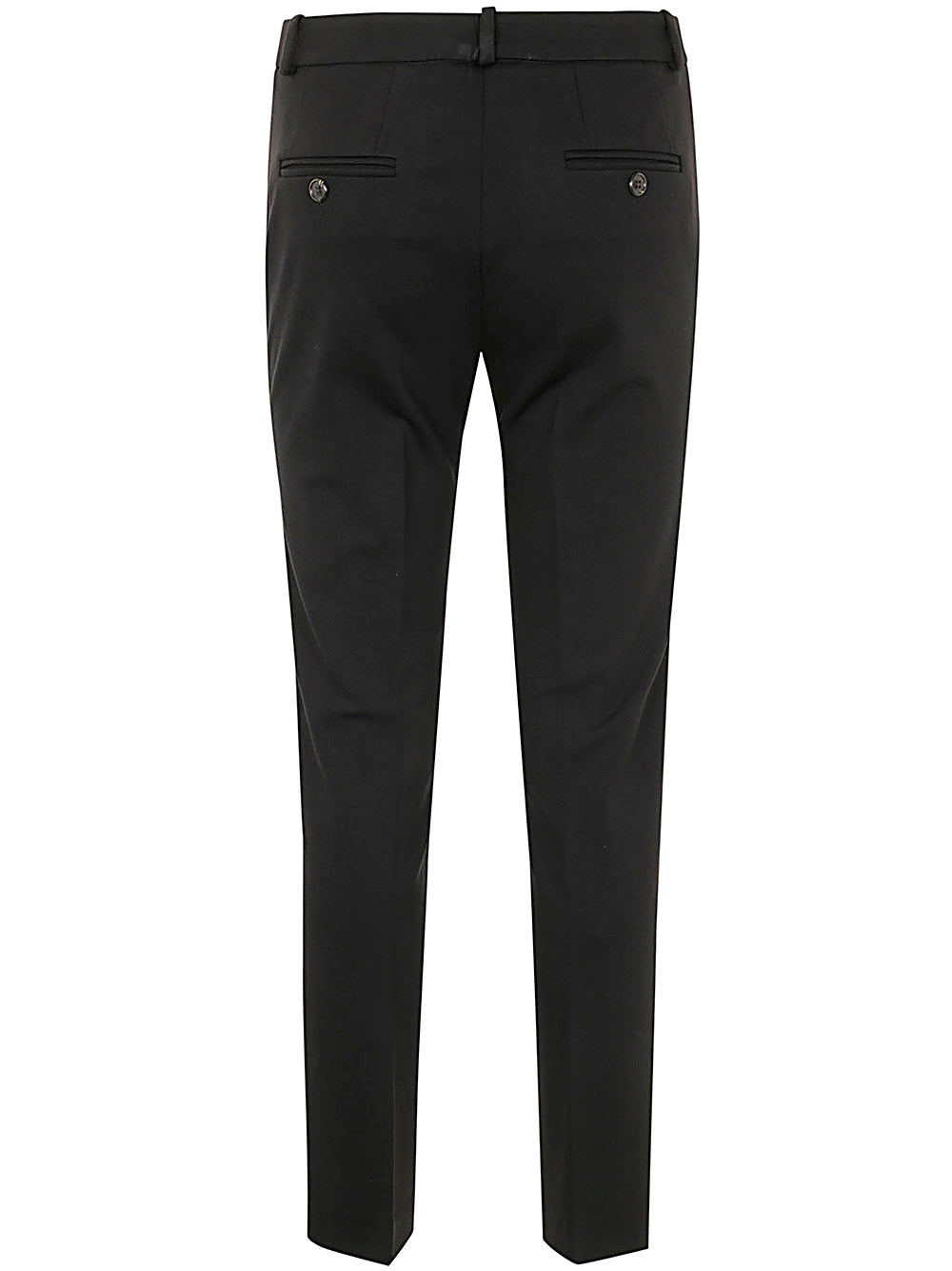 Slim Trousers with Kiltie Detail