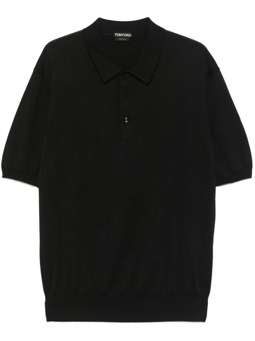 TOM FORD Short Sleeved Cotton Polo Shirt - Men's Size