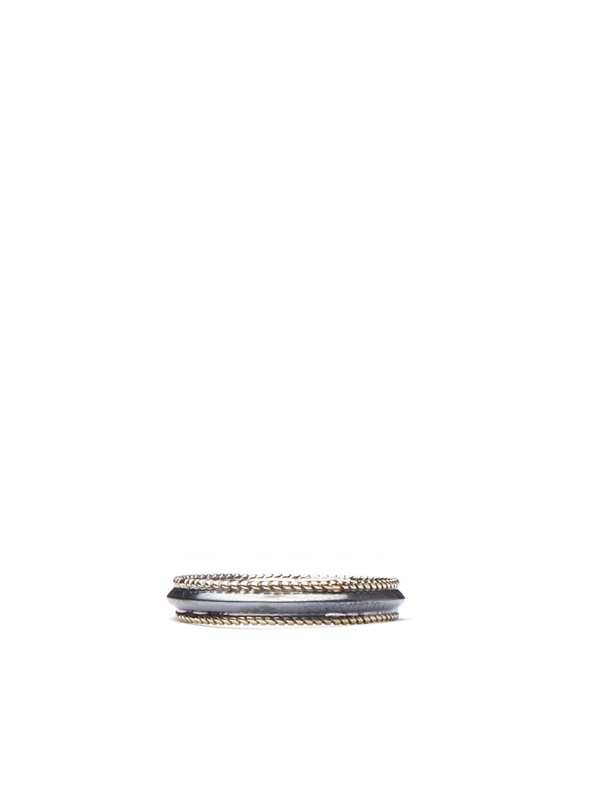 UGO CACCIATORI Edge Band Ring for Men