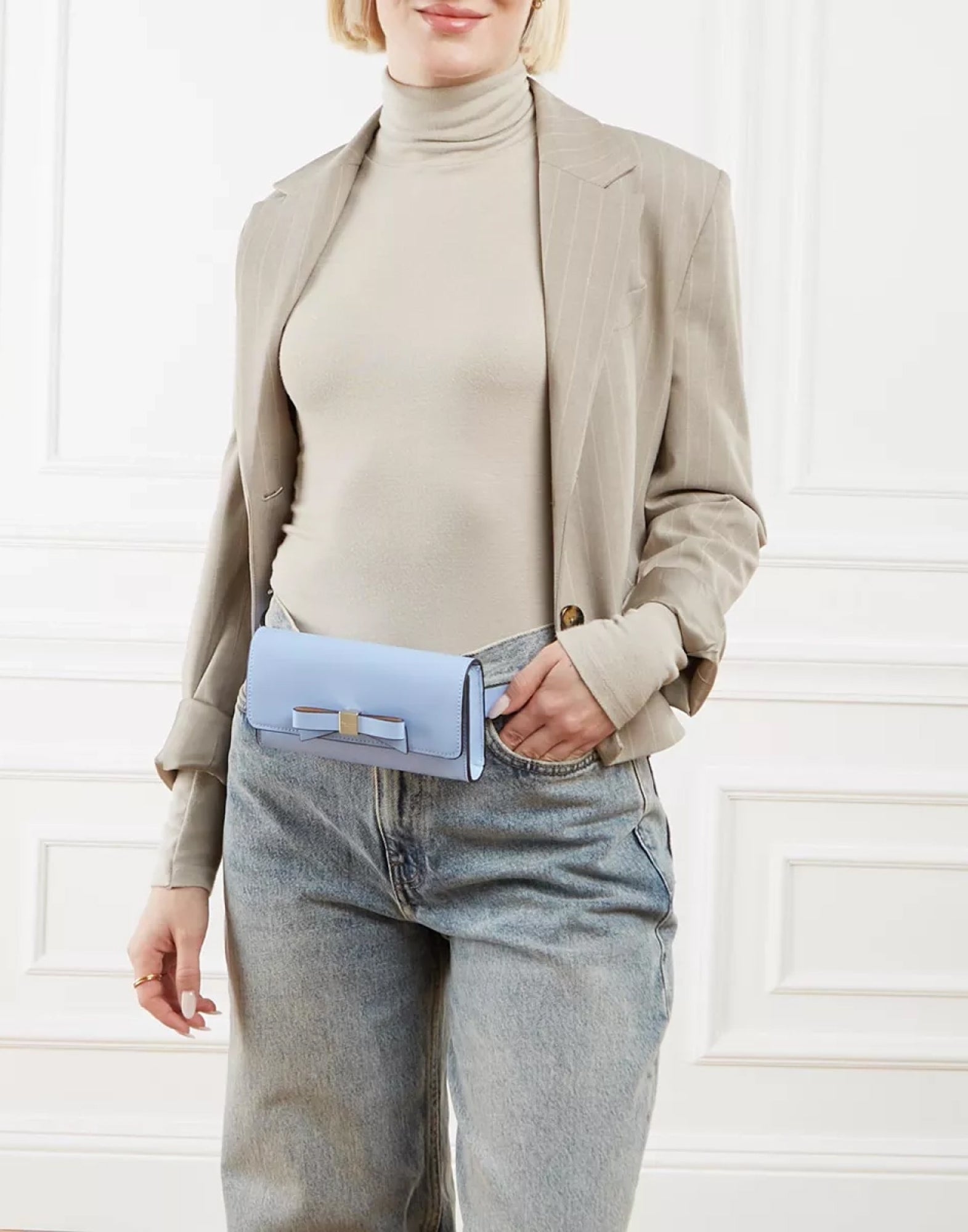 KATE SPADE NEW YORK Bow Logo Mini Belt Handbag