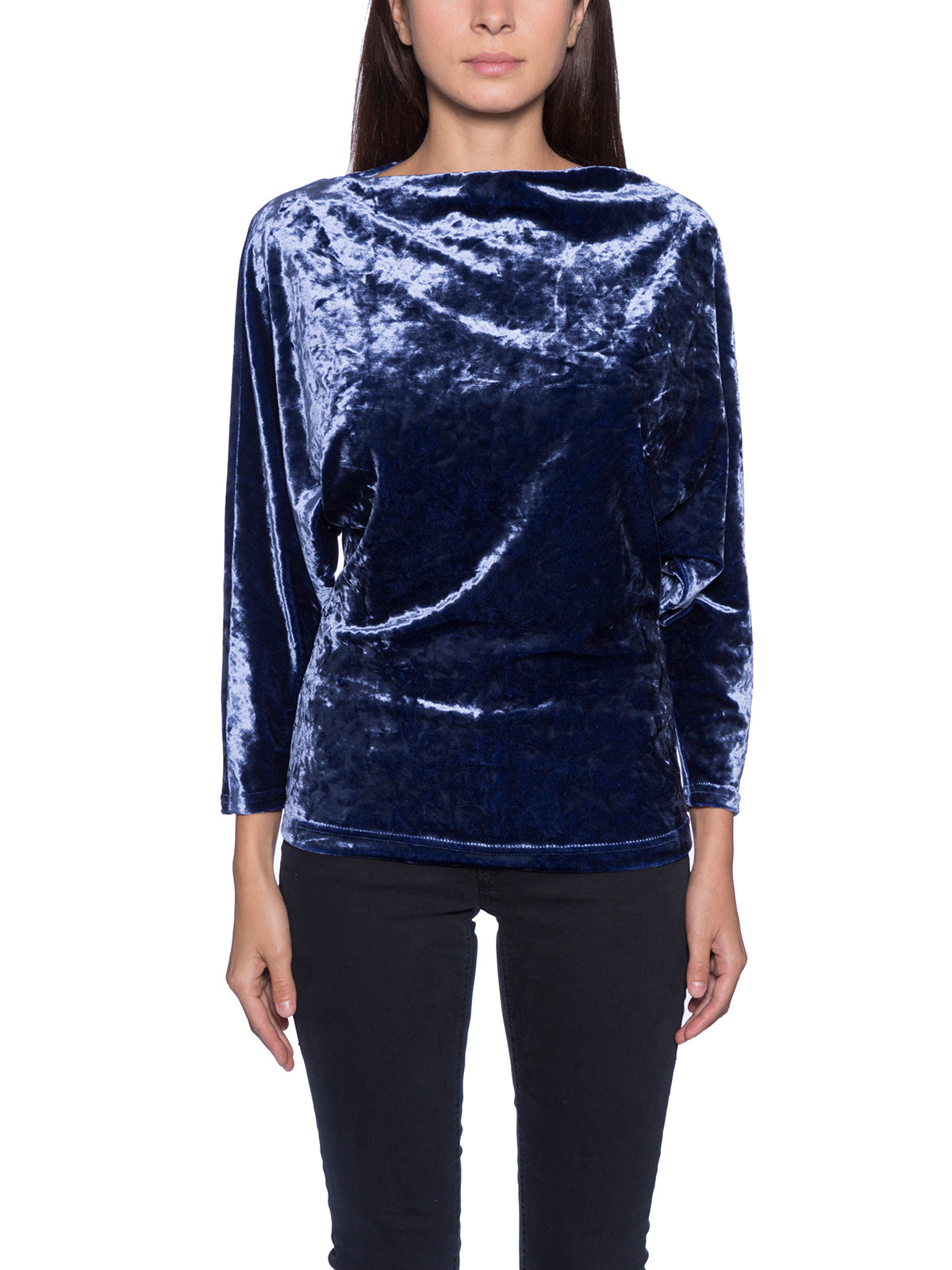 PLEIN SUD Wide Neck Chenille Sweater - Size 40