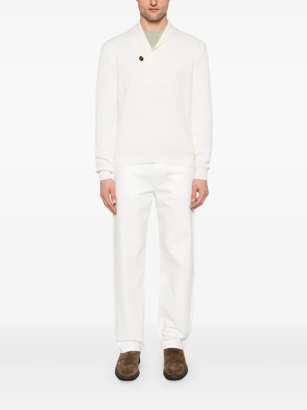 TOM FORD Knitwear Scarf Collar Sweater for Men