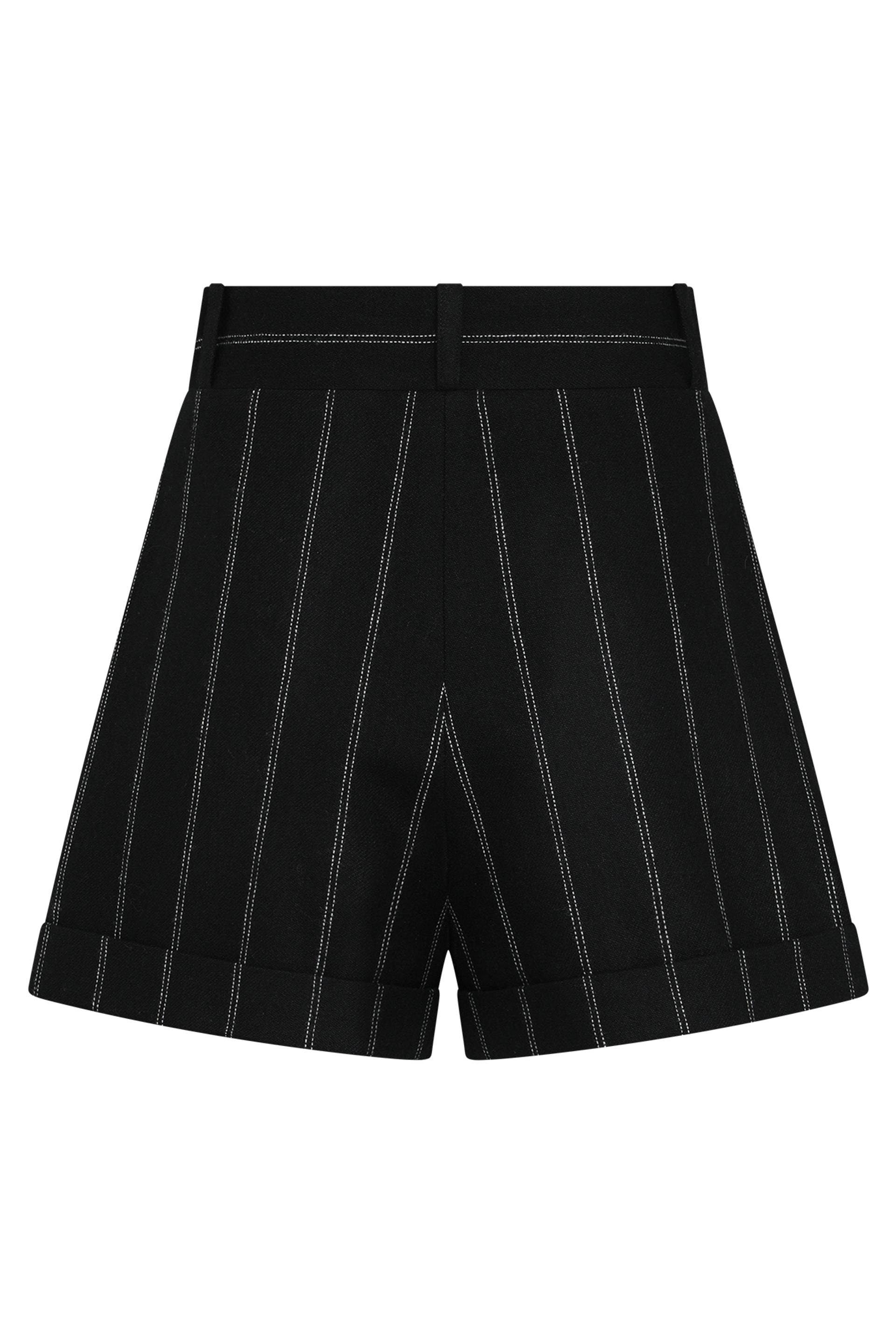 THE MANNEI Chic Wool Mini Shorts