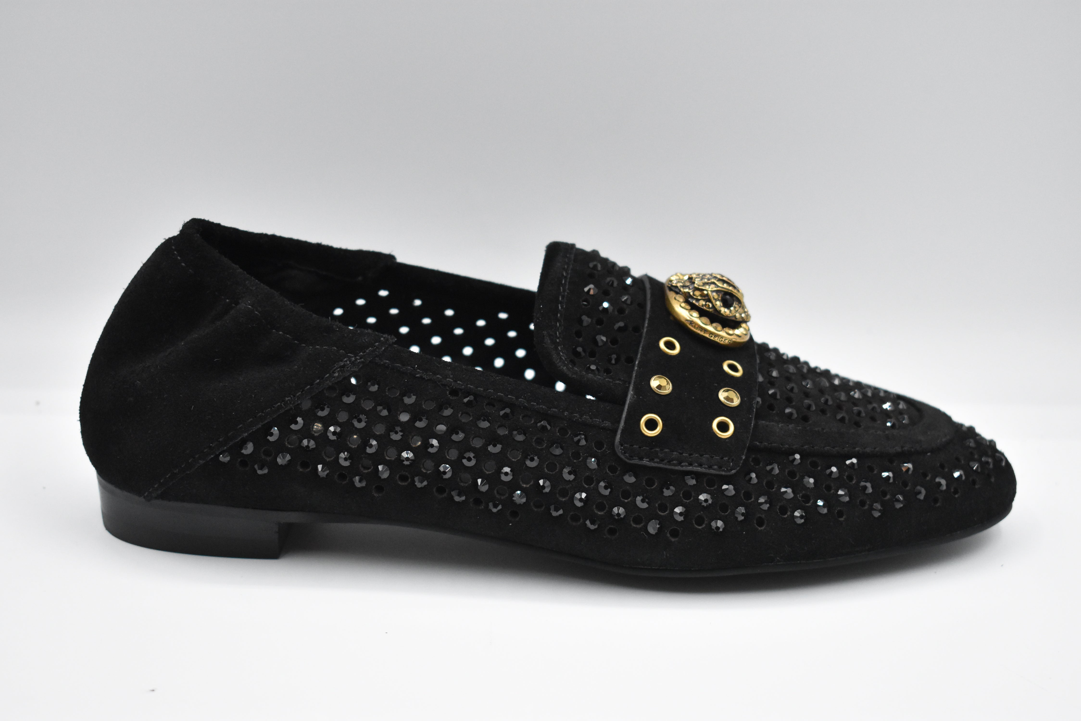 KURT GEIGER Laced Low Shoes with Crystal Detailing