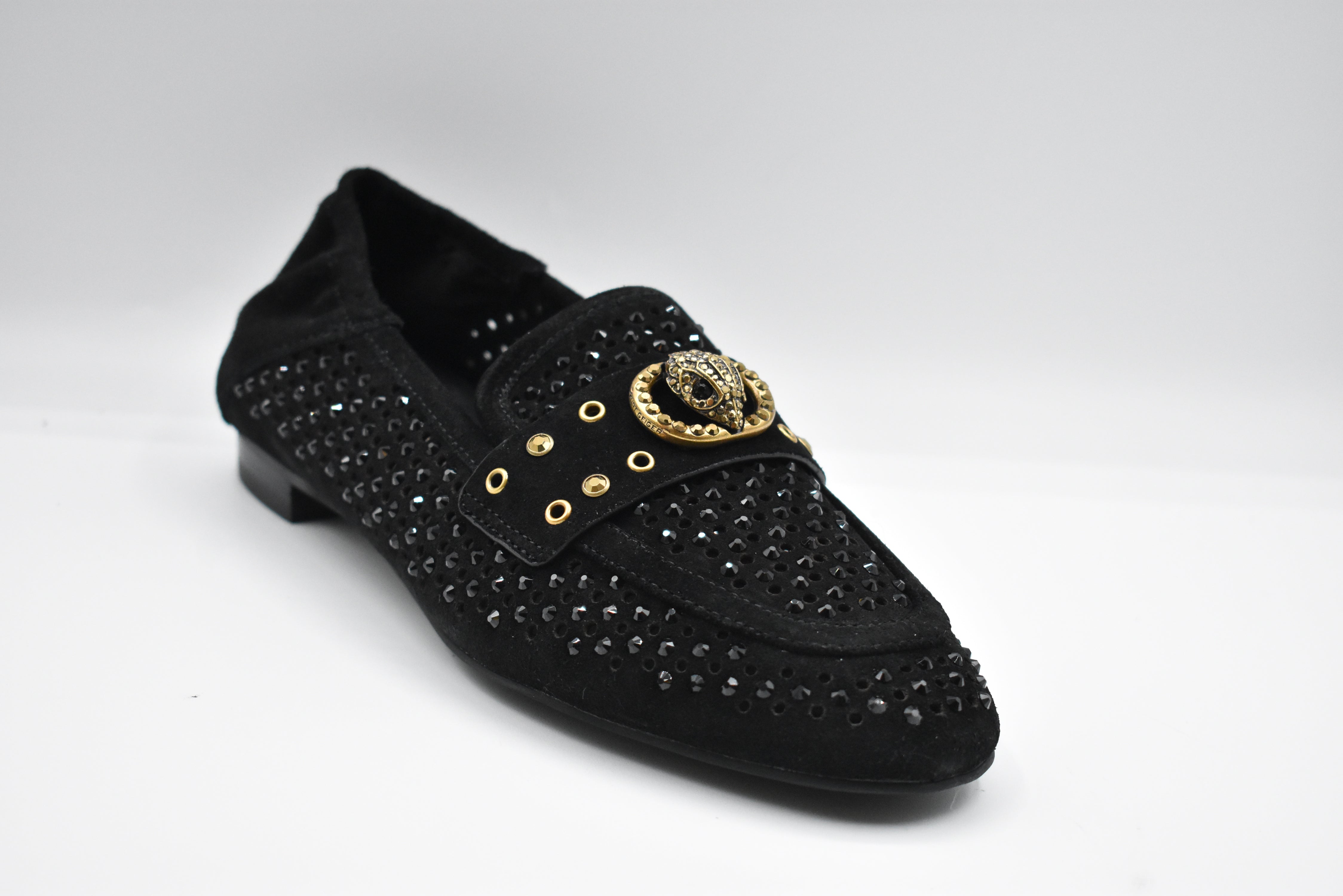 KURT GEIGER Laced Low Shoes with Crystal Detailing