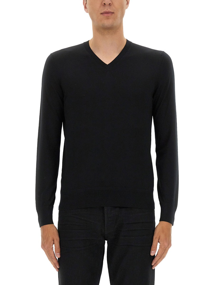 TOM FORD Luxury Wool T-Shirt for Men - Fall/Winter 2025