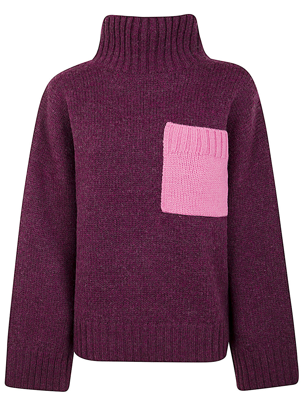JW ANDERSON Patch Pocket Turtleneck Jumper
