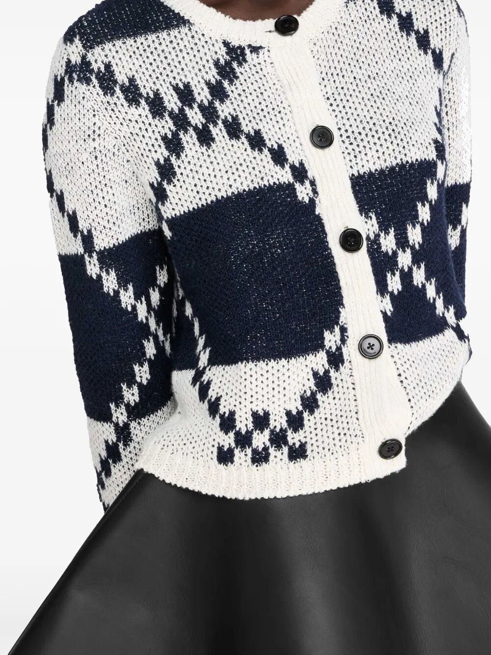 JW ANDERSON Fair Isle Knit Cardigan for Women
