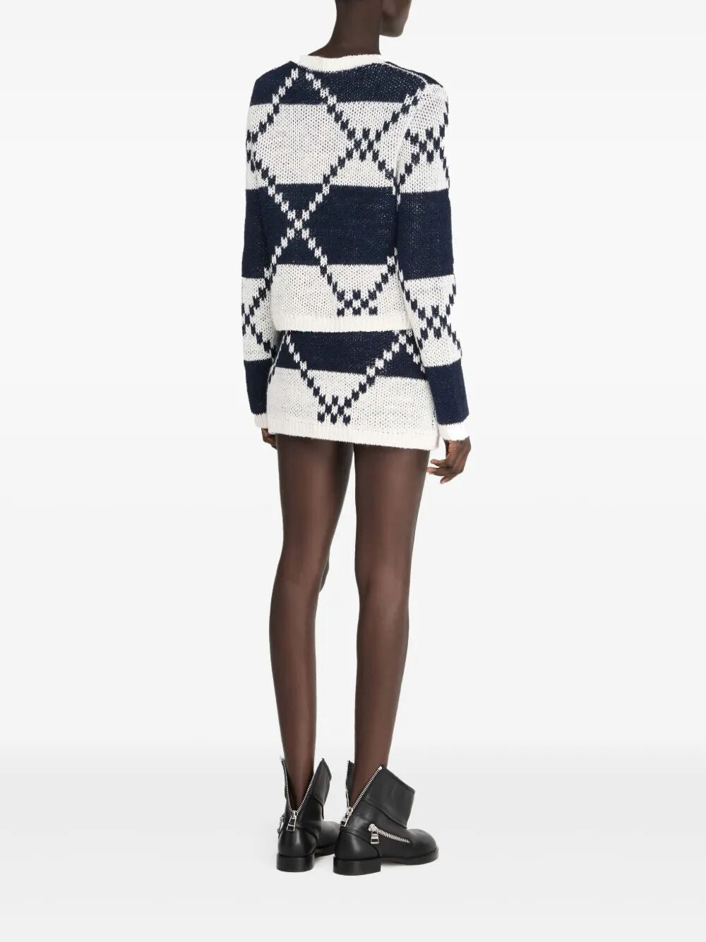 JW ANDERSON Fair Isle Mini Skirt - Women's SS25 Collection