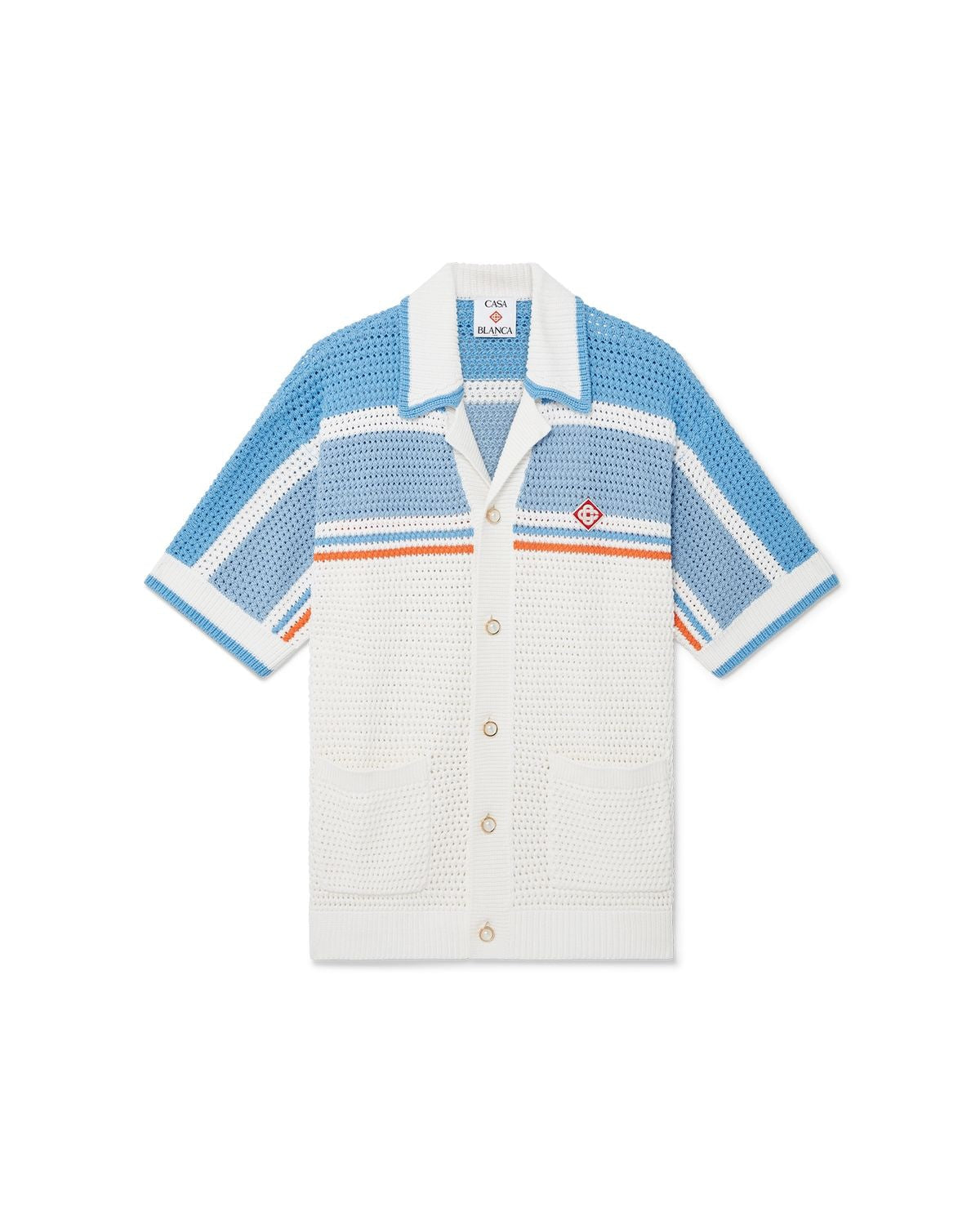 CASABLANCA Faux Crochet Shirt for Men - FW25 Collection