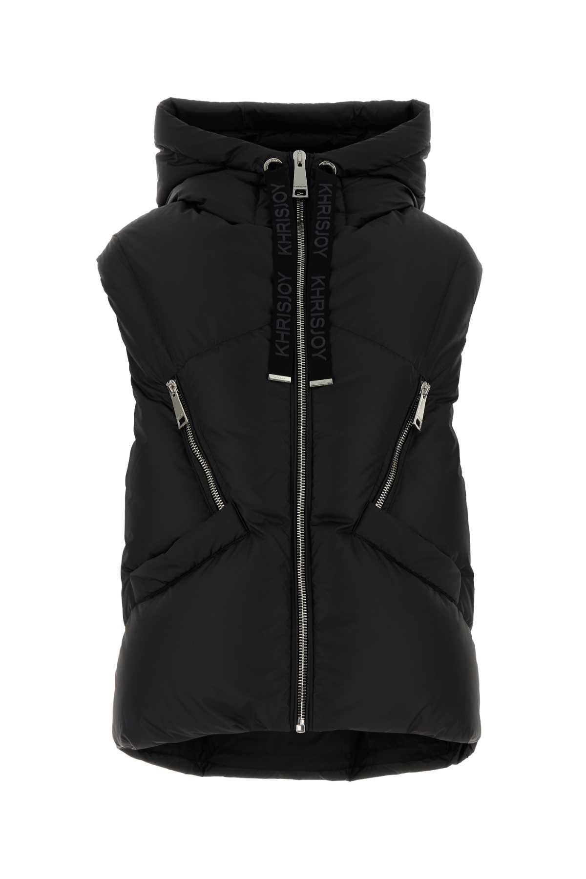 KHRISJOY Polyester Blend Down Jacket Vest for Women