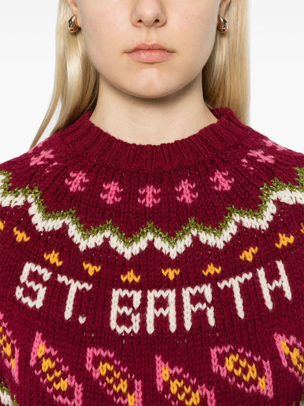 MC2 SAINT BARTH Kyla Nordic Crewneck Sweater
