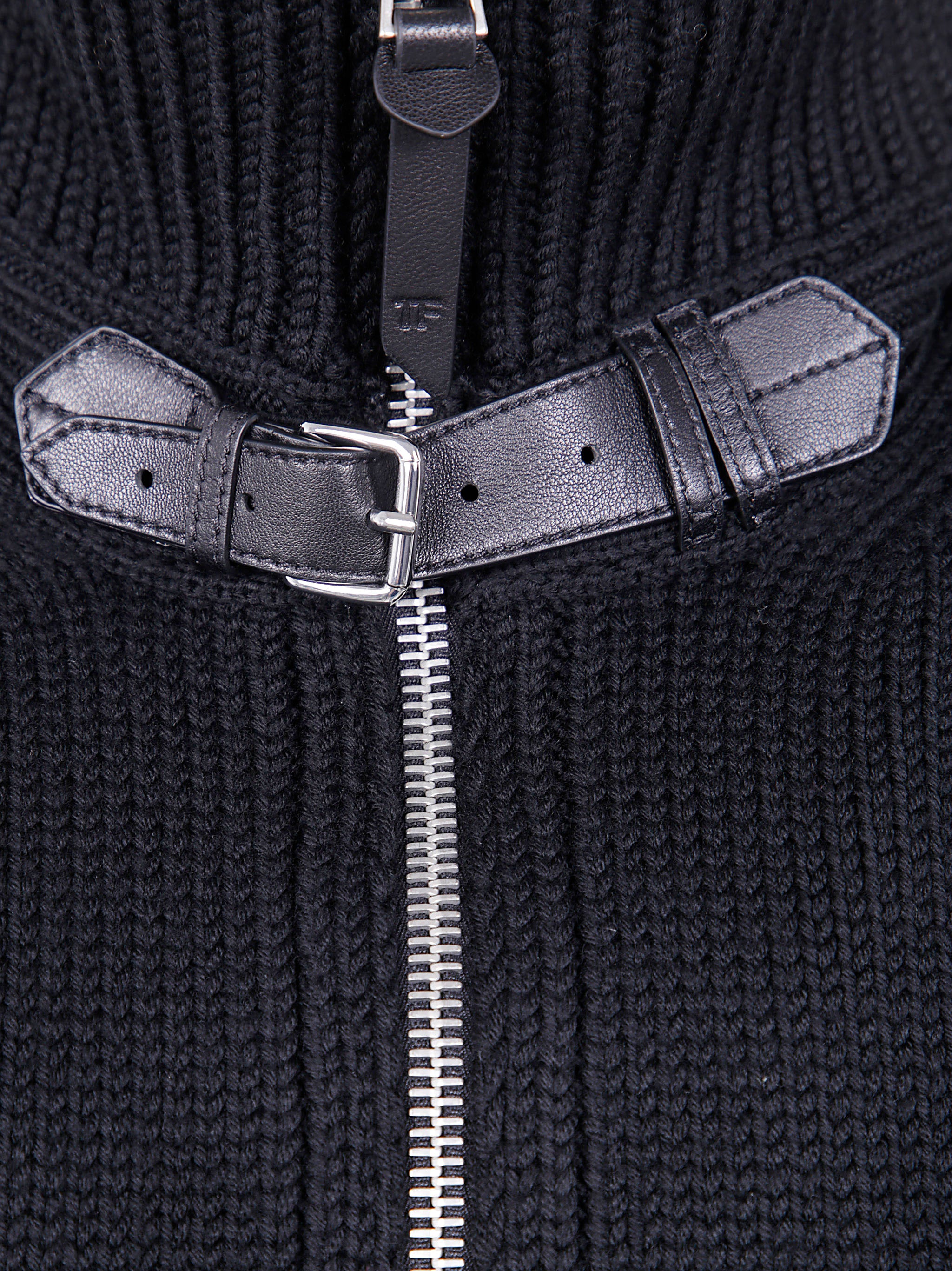 TOM FORD Men's Zip Through Merino Wool Cardigan