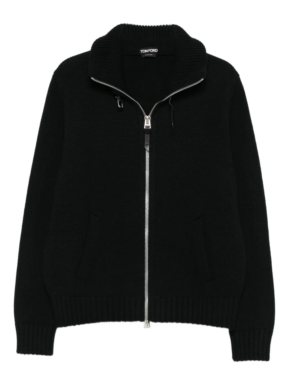 TOM FORD Men's Zip Through Merino Wool Cardigan