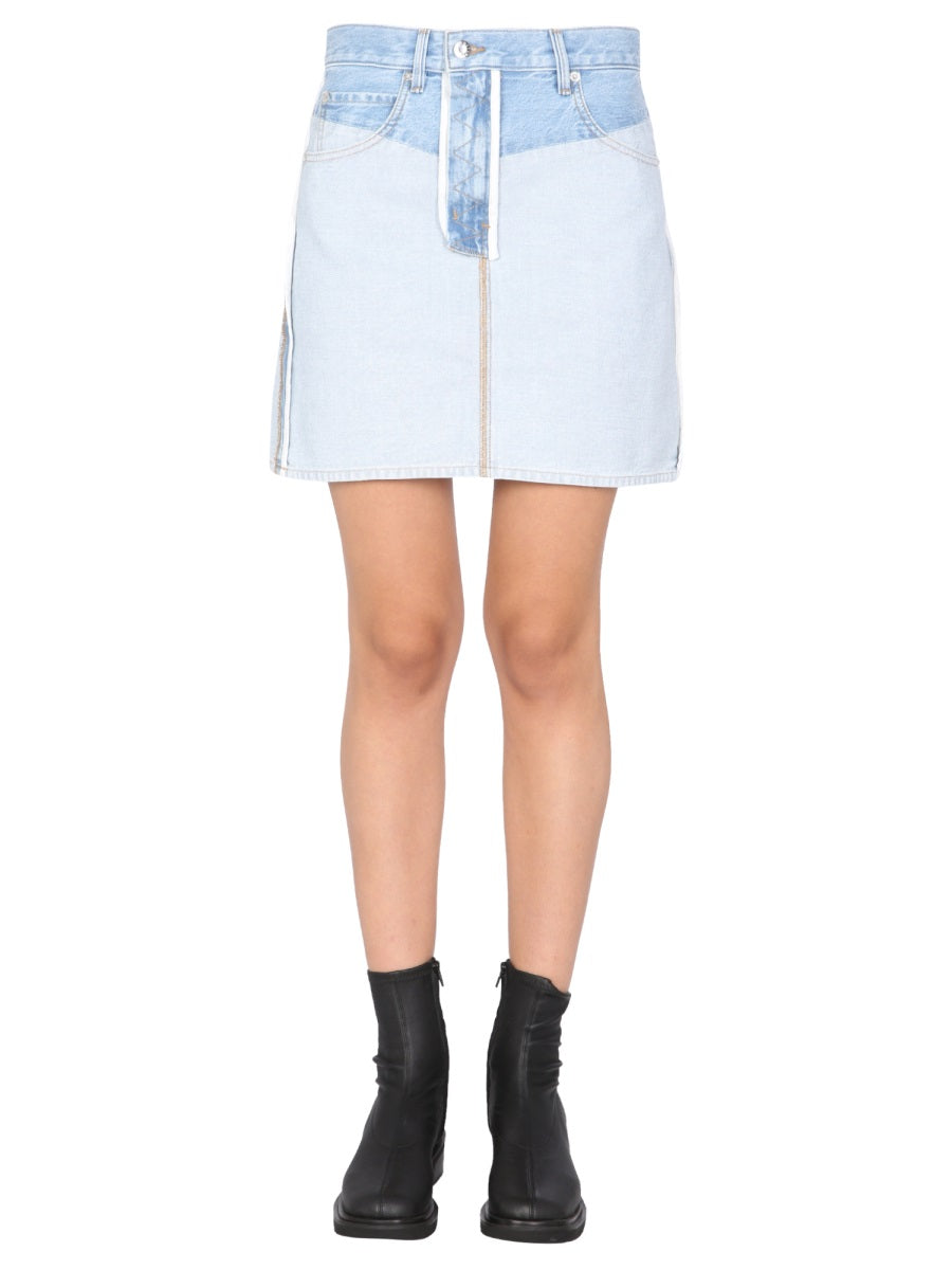 HELMUT LANG Reversible Denim Skirt for Women