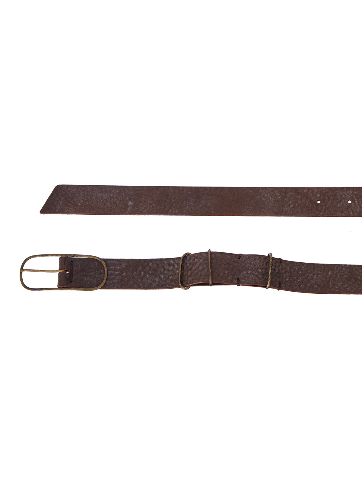 ZIGGY CHEN Oval Buckle Belt for Men