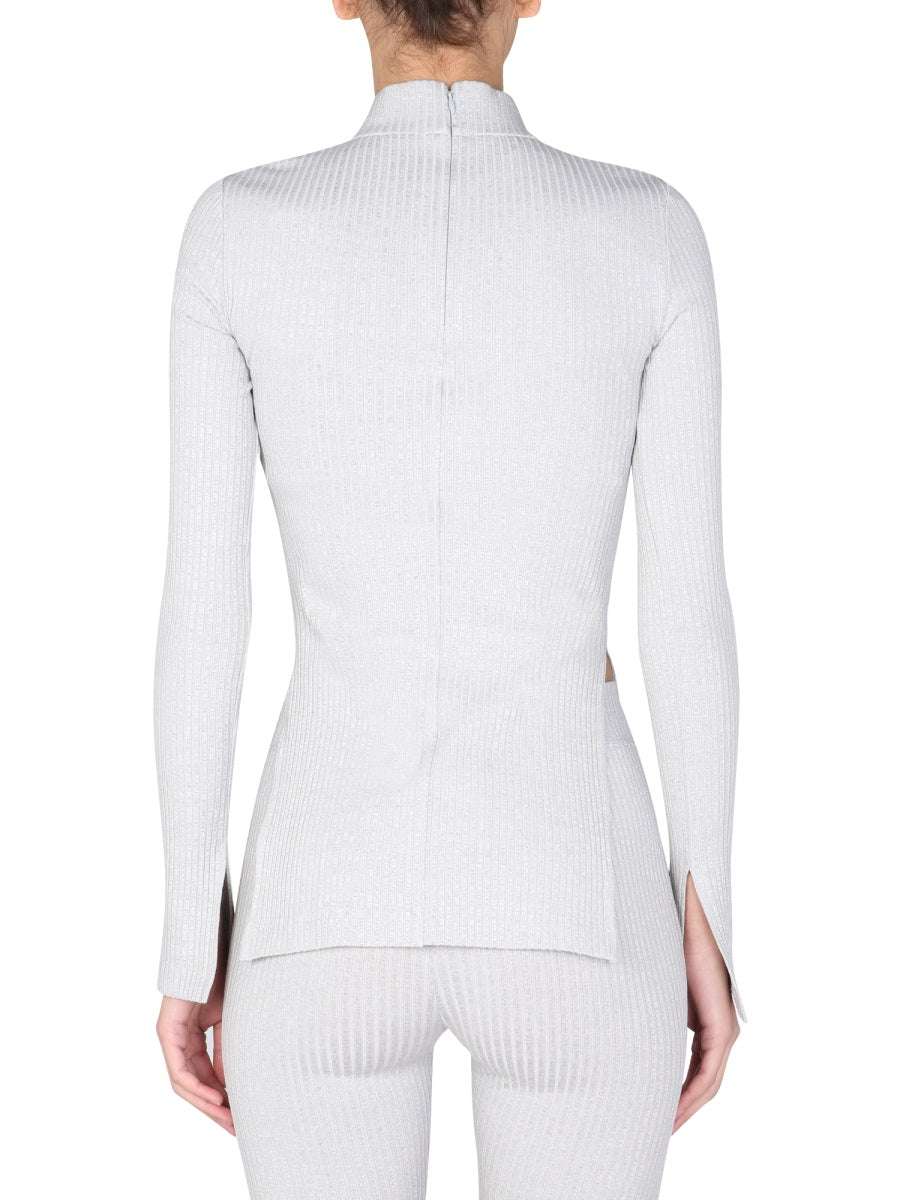 HELMUT LANG One Shoulder Cut Out T-Shirt - Women