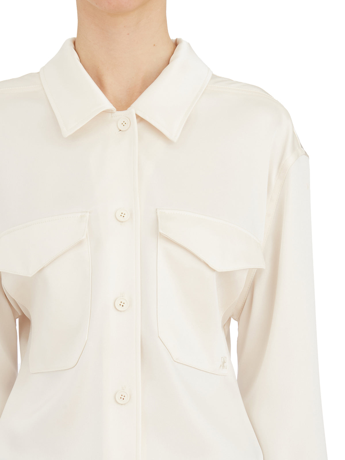 COURREGÈS Two Pocket Satin Shirt