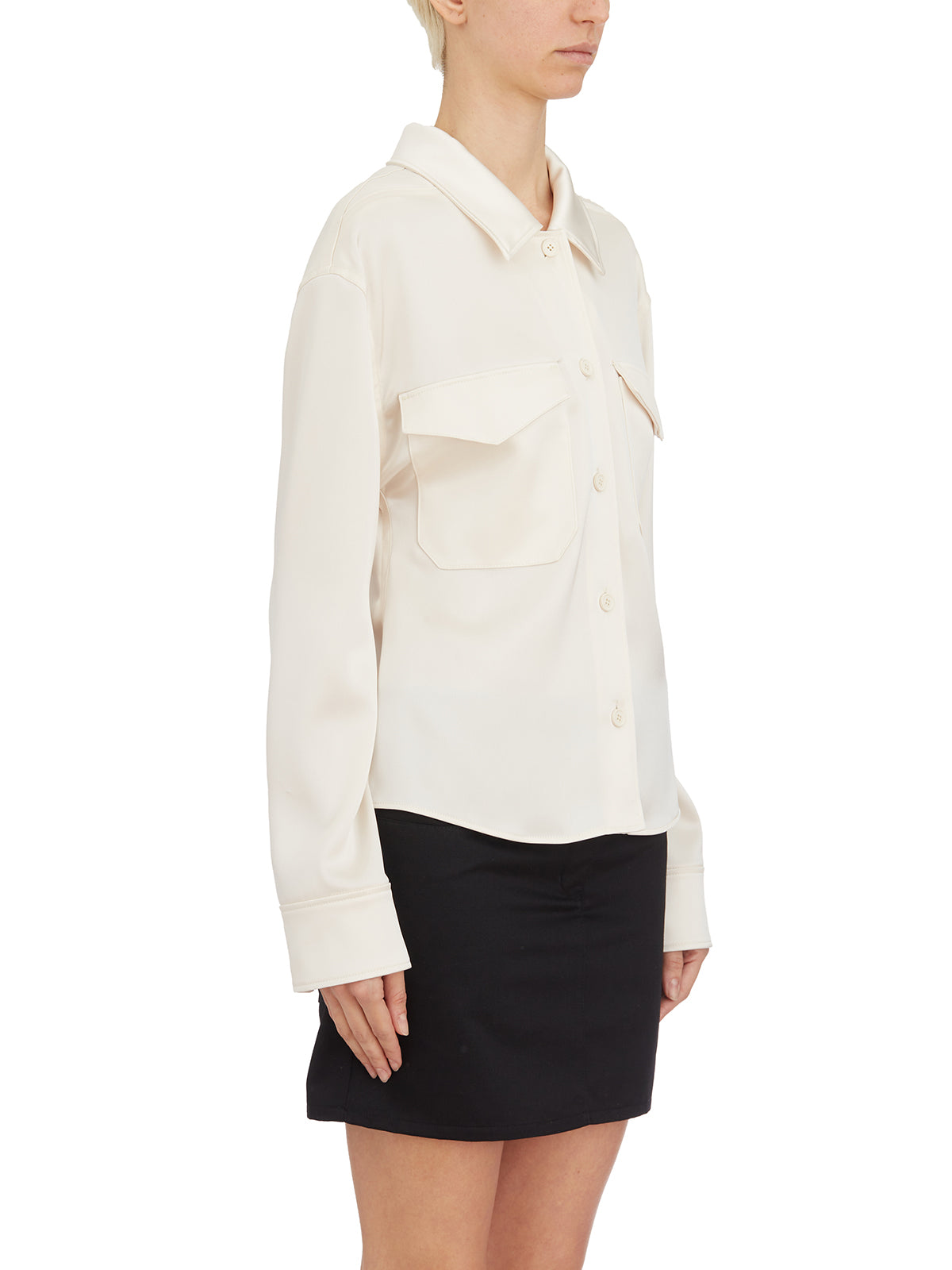 COURREGÈS Two Pocket Satin Shirt