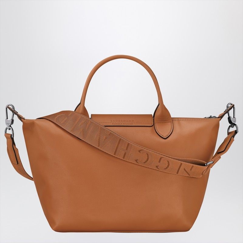 LONGCHAMP Structured Leather Handbag Mini with Versatile Design