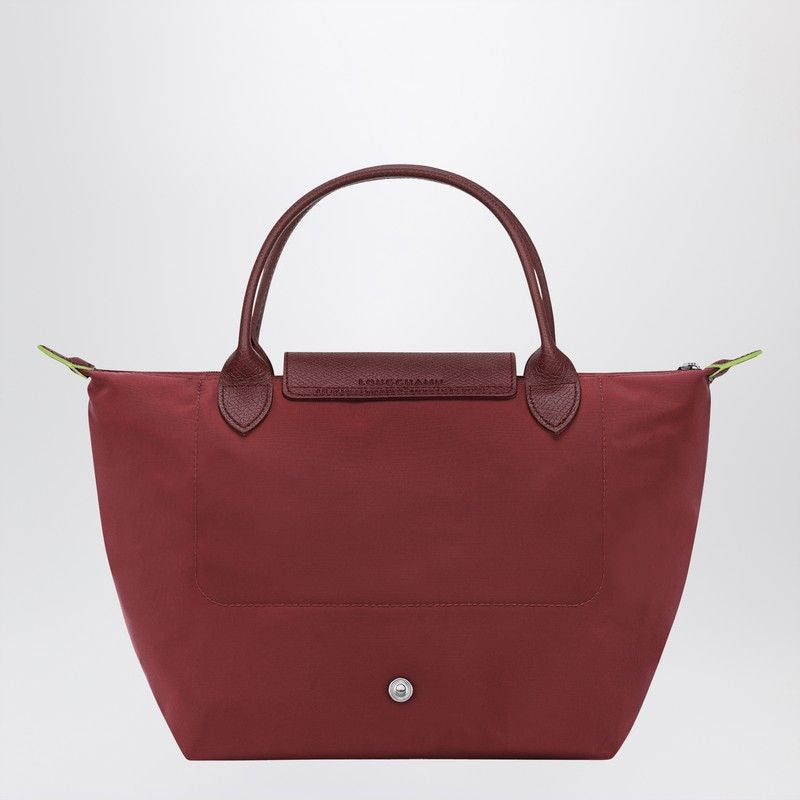 LONGCHAMP Mini Foldable Handbag with Leather Accents