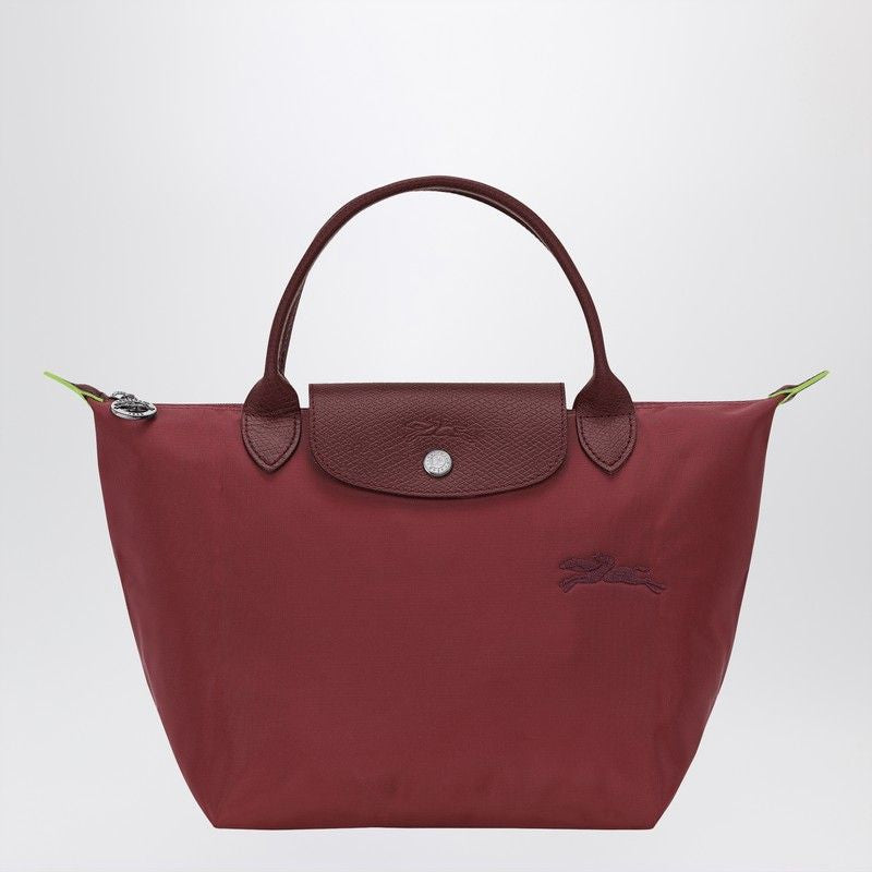 LONGCHAMP Mini Foldable Handbag with Leather Accents
