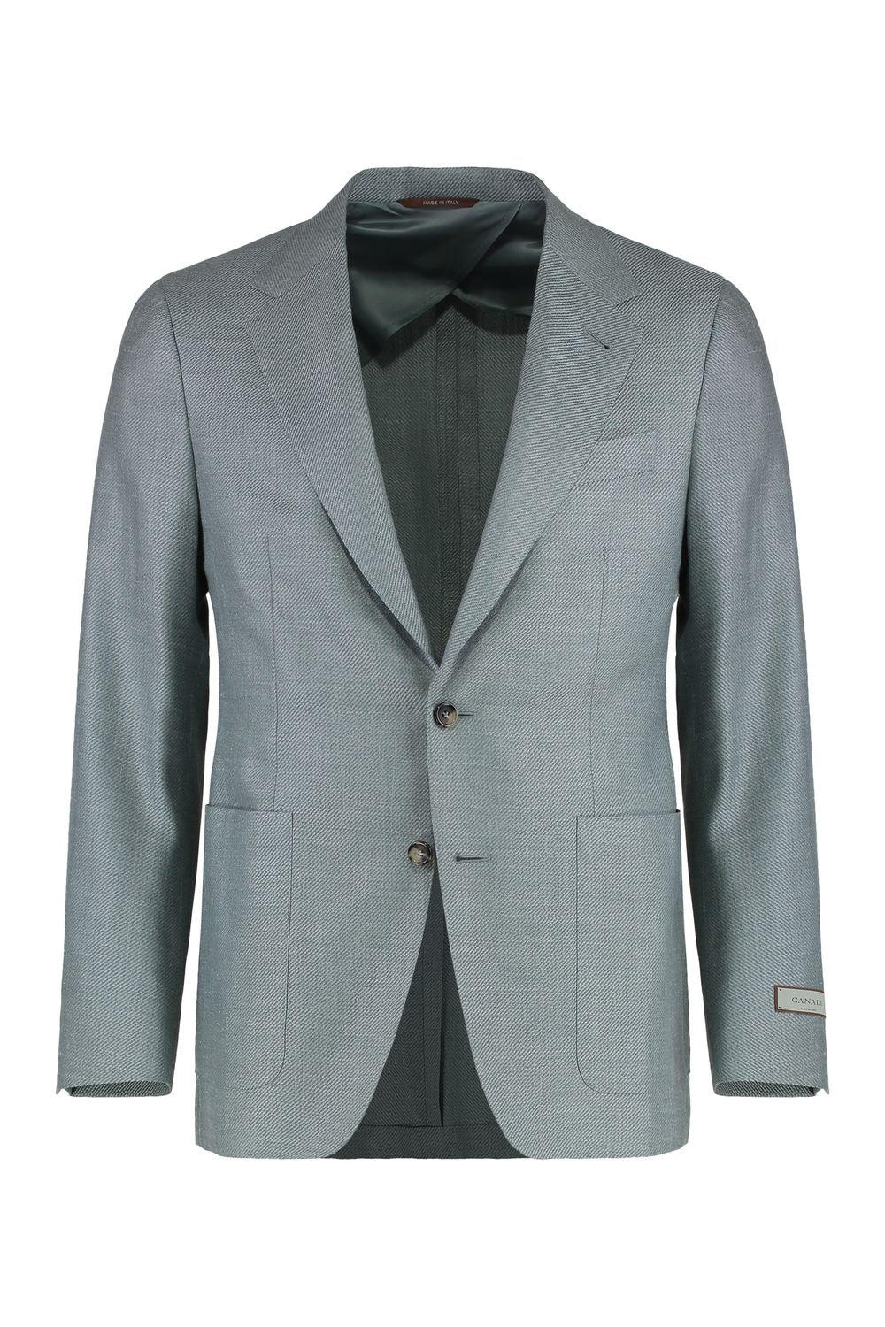 CANALI Single-Breasted Two-Button Jacket for Men