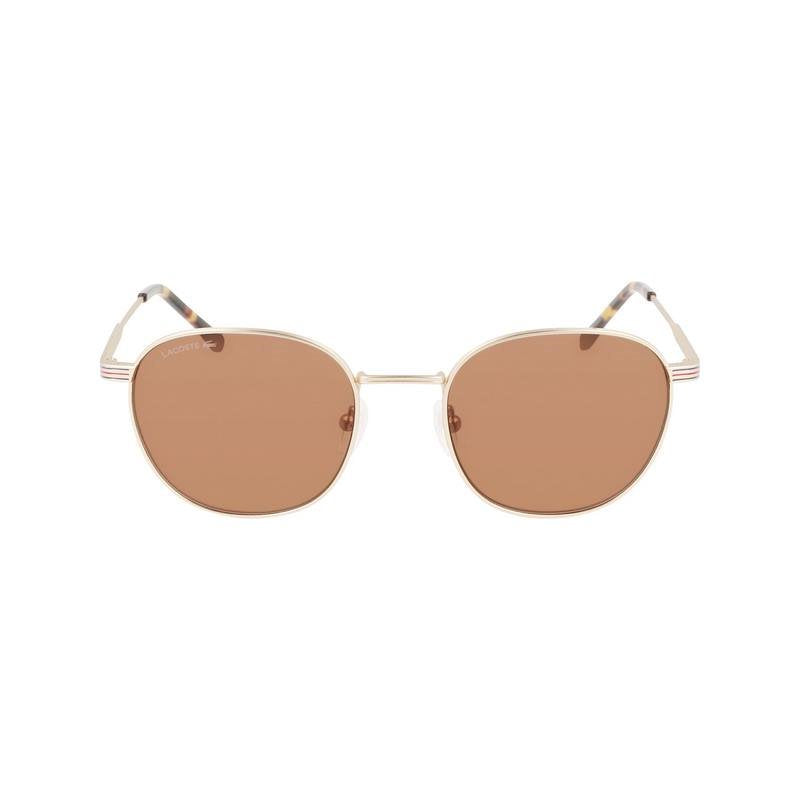 LACOSTE Gold Metal Sunglasses for All Seasons