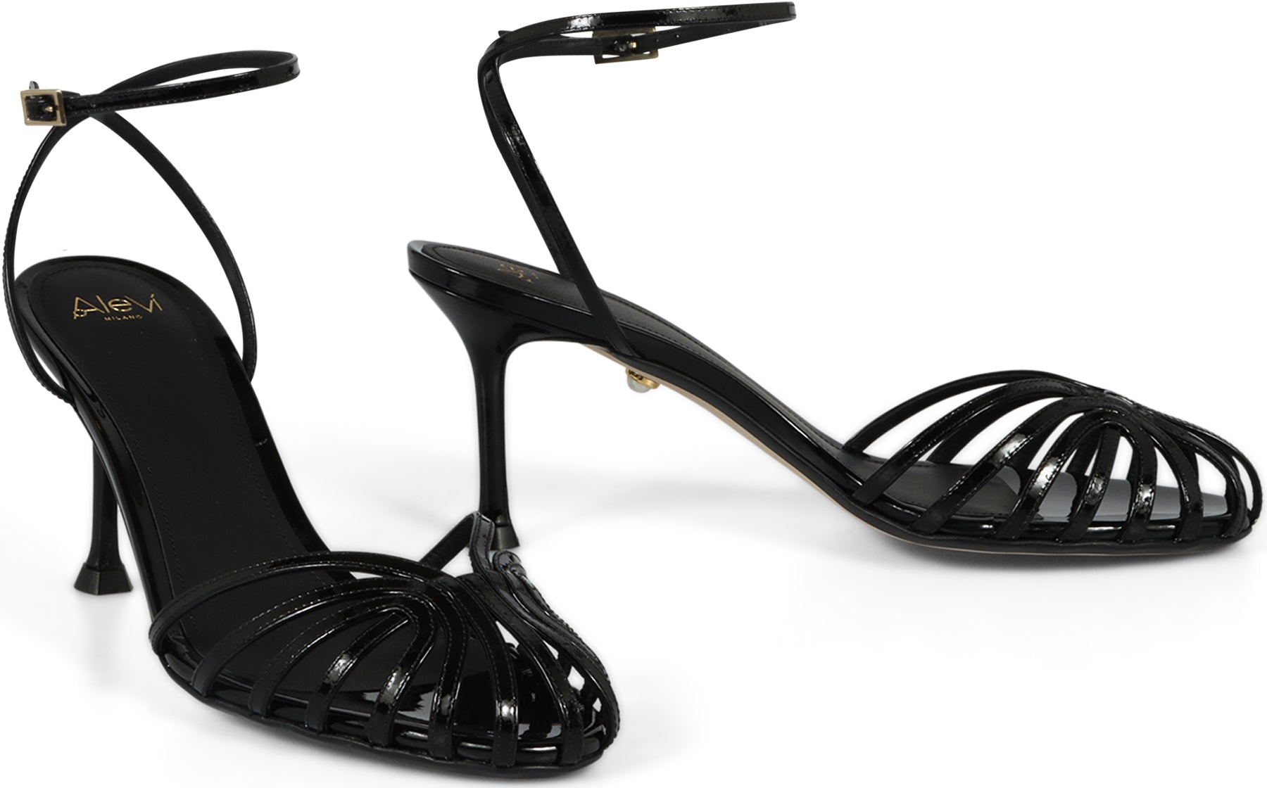 ALEVI Karel Leather Sandals with Adjustable Ankle Strap