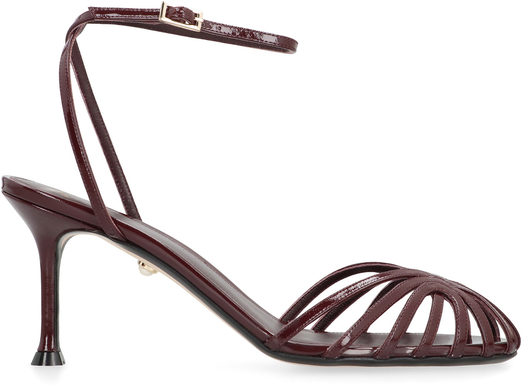 ALEVI Adjustable Ankle Strap Leather Sandals