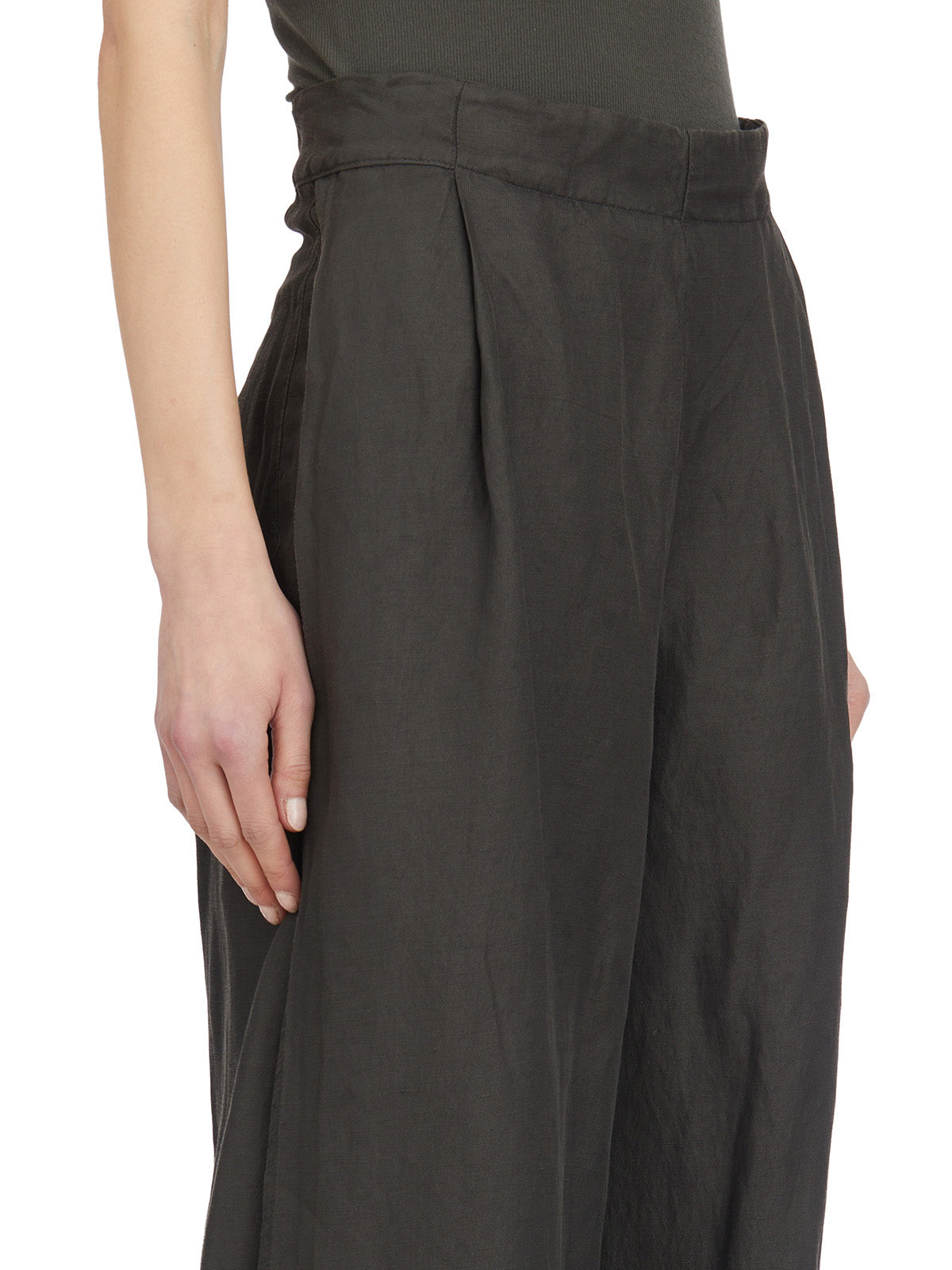 ANDREA YA'AQOV Wide Leg Trousers with Split - Size S