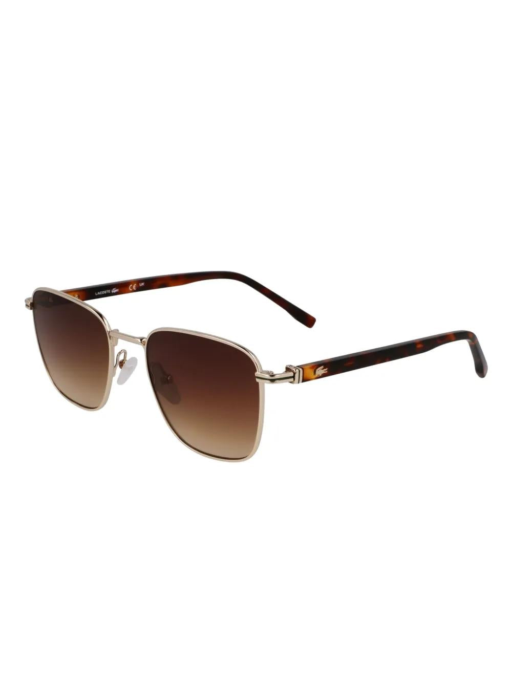 LACOSTE Rectangular-Frame Sunglasses for Men - SS25 Collection
