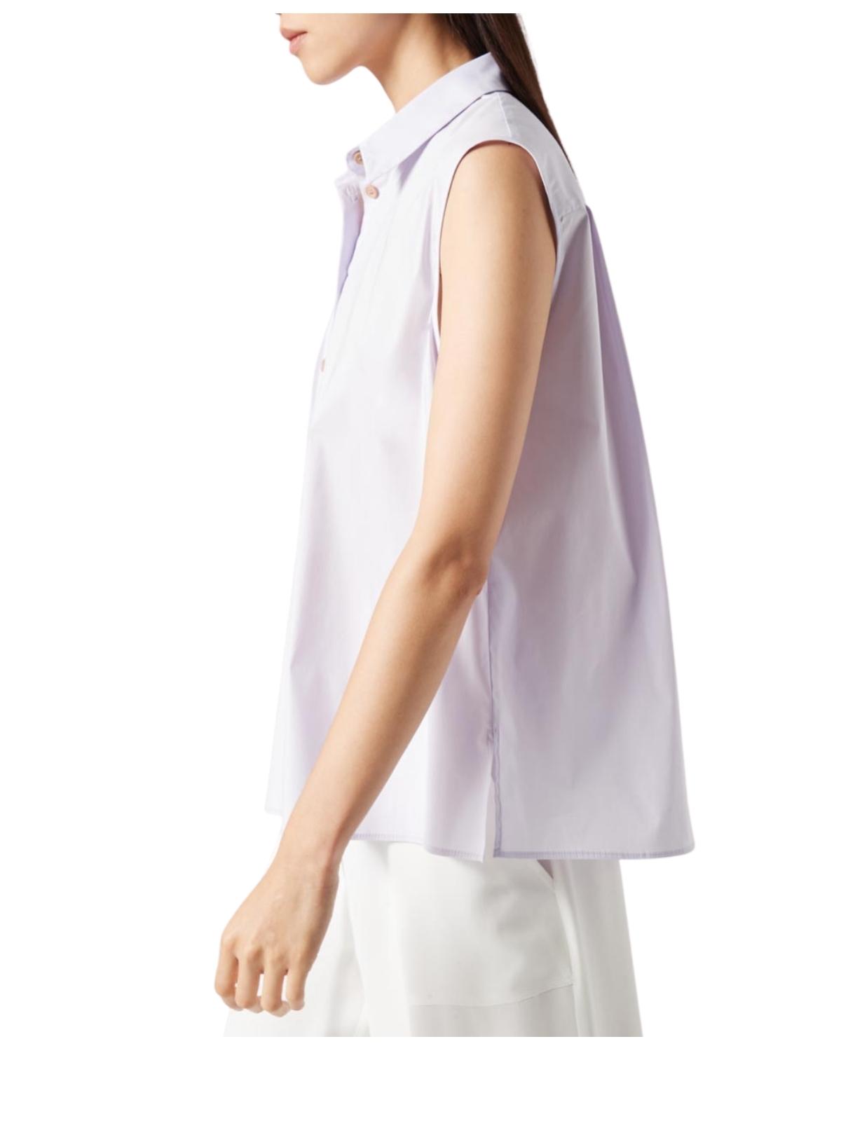 LIVIANA CONTI Sleeveless Button-Up Shirt