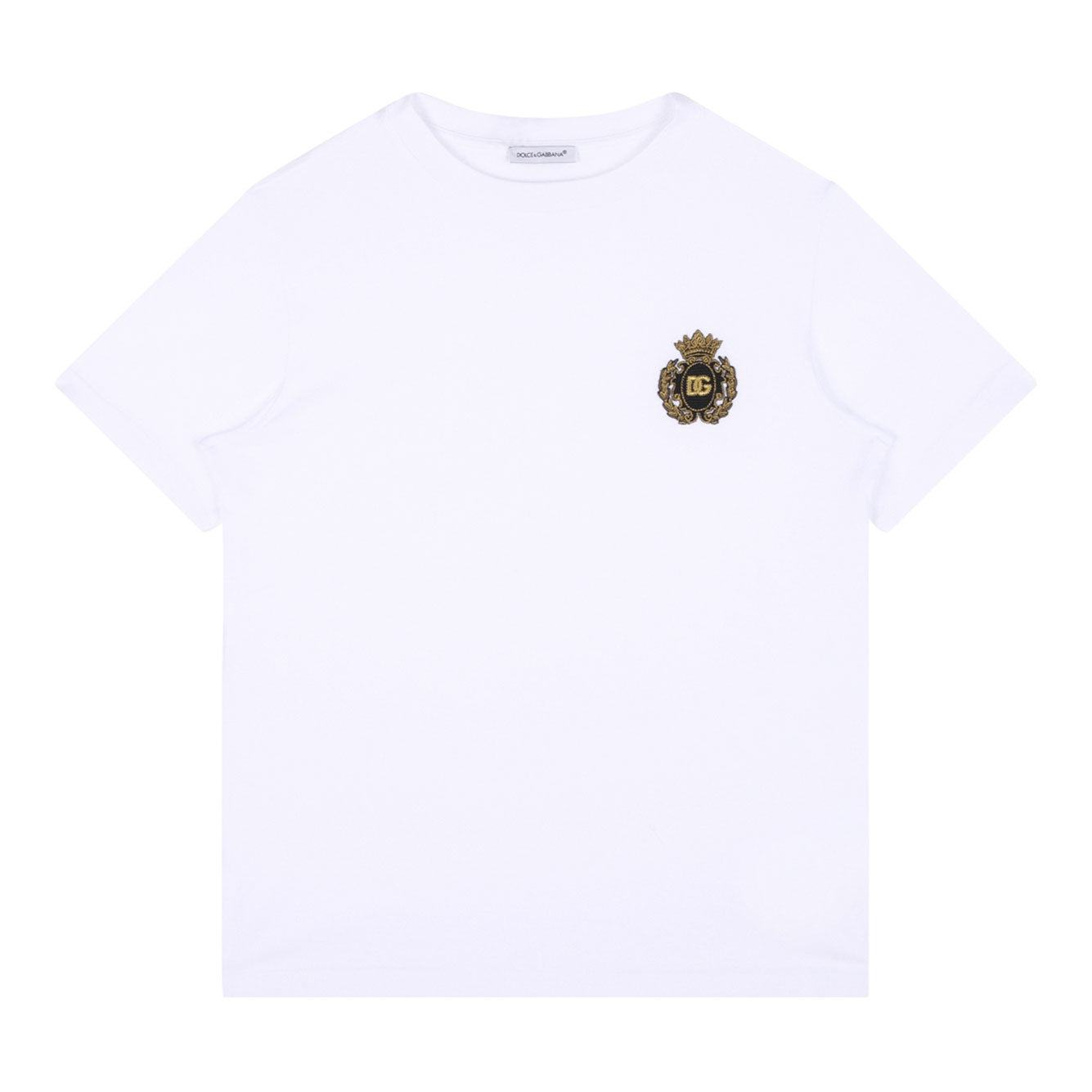 DOLCE & GABBANA Classic Cotton T-Shirt for Boys - FW25 Edition